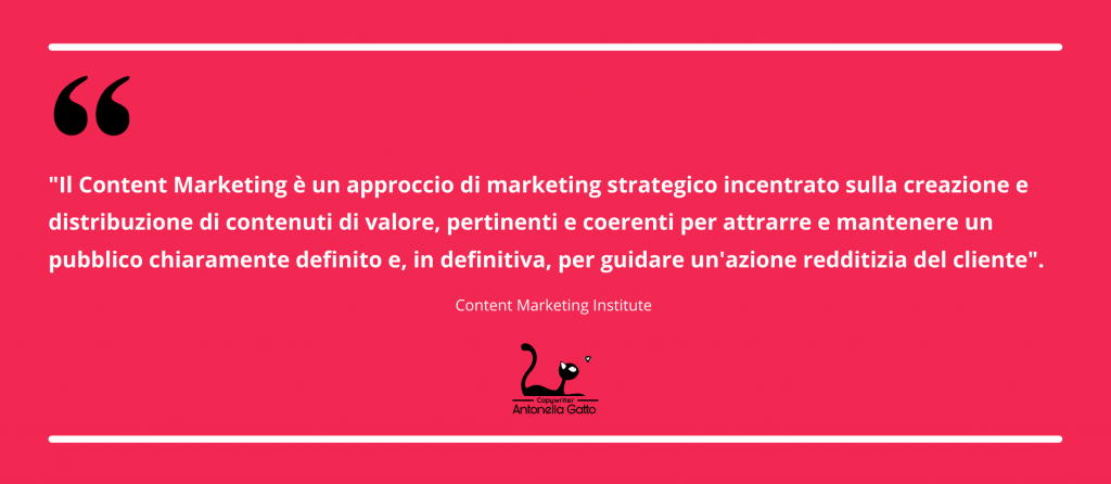 definizione di content marketing